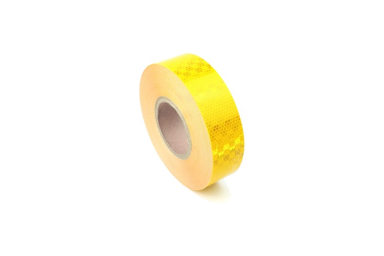 Taśma Odblaskowa Mikropryzmatyczna 50mm Żółta