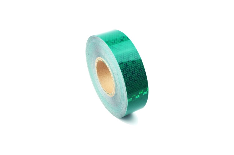Taśma Odblaskowa Mikropryzmatyczna 50mm Zielona