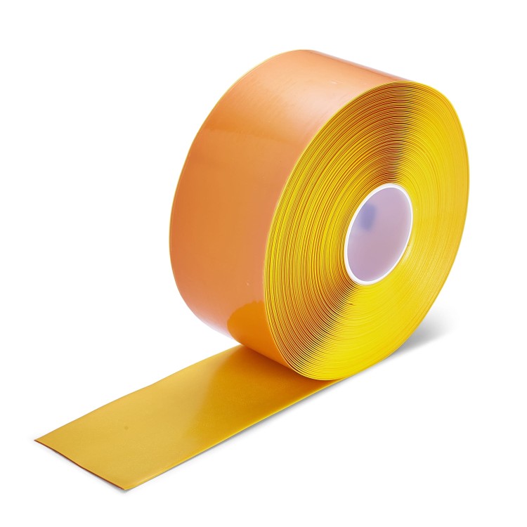 Taśma Znajukąca 100mm Żółta Bardzo Mocna