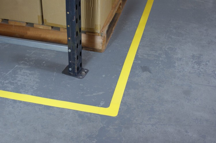 Taśma do wyznaczania obszarów w magazynach Perma Stripe Heskins
