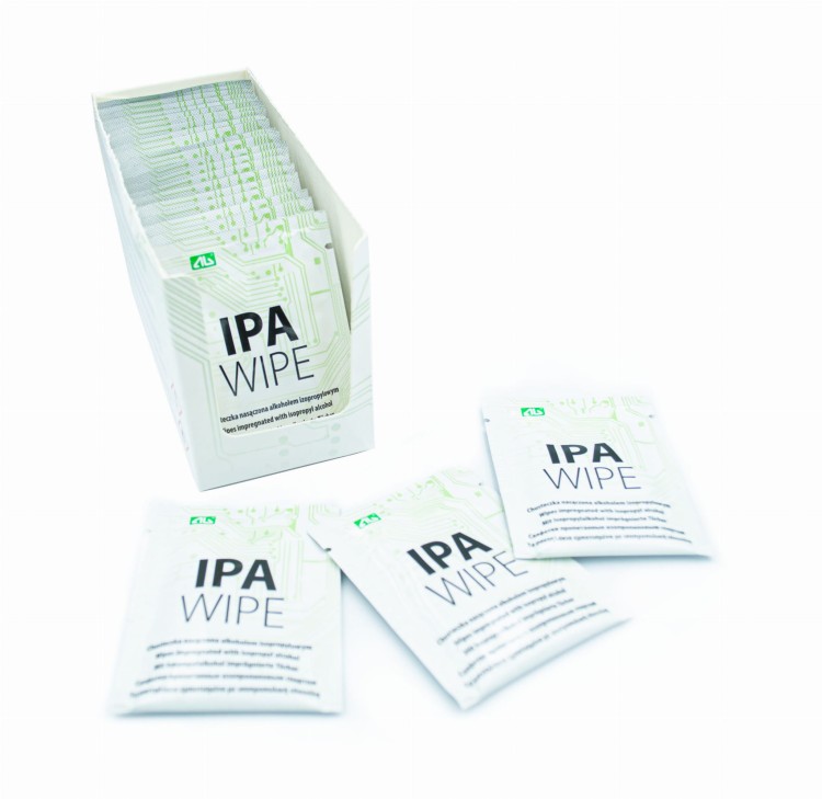 Duże gaziki nasączone alkoholem