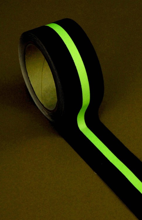 Bezpieczna Taśma Antypoślizgowa Samoprzylepna ze Świecącym Paskiem
