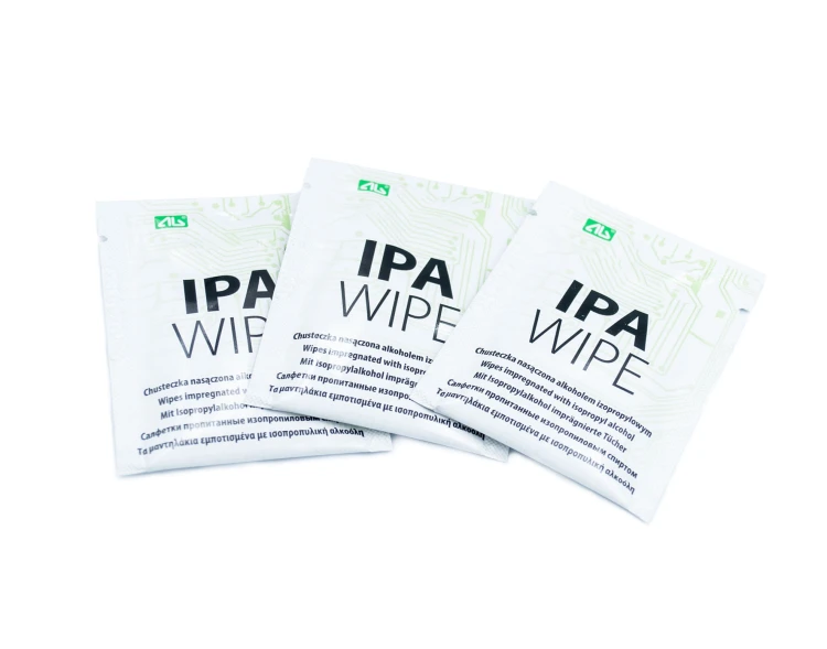 Duże Ściereczki do odtłuszczania IPA Alkohol Izopropylowy